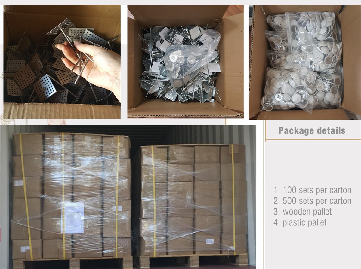 304 Stainless Steel/Carbon Steel Insulation Dome Cap Washer For HAVC System