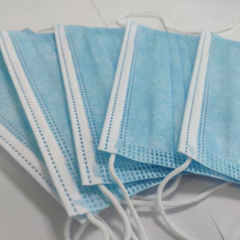 3 Ply Surgical Disposable Face Mask with Earloop Skin Friendly CE ISO Certificate