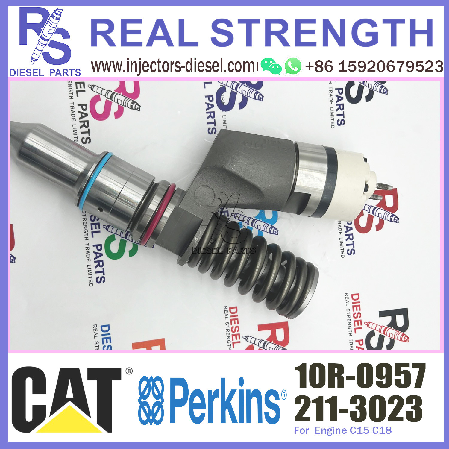 10R-0957 Cat C15 Injector Engine C16 3406E Perkins Fuel Injectors