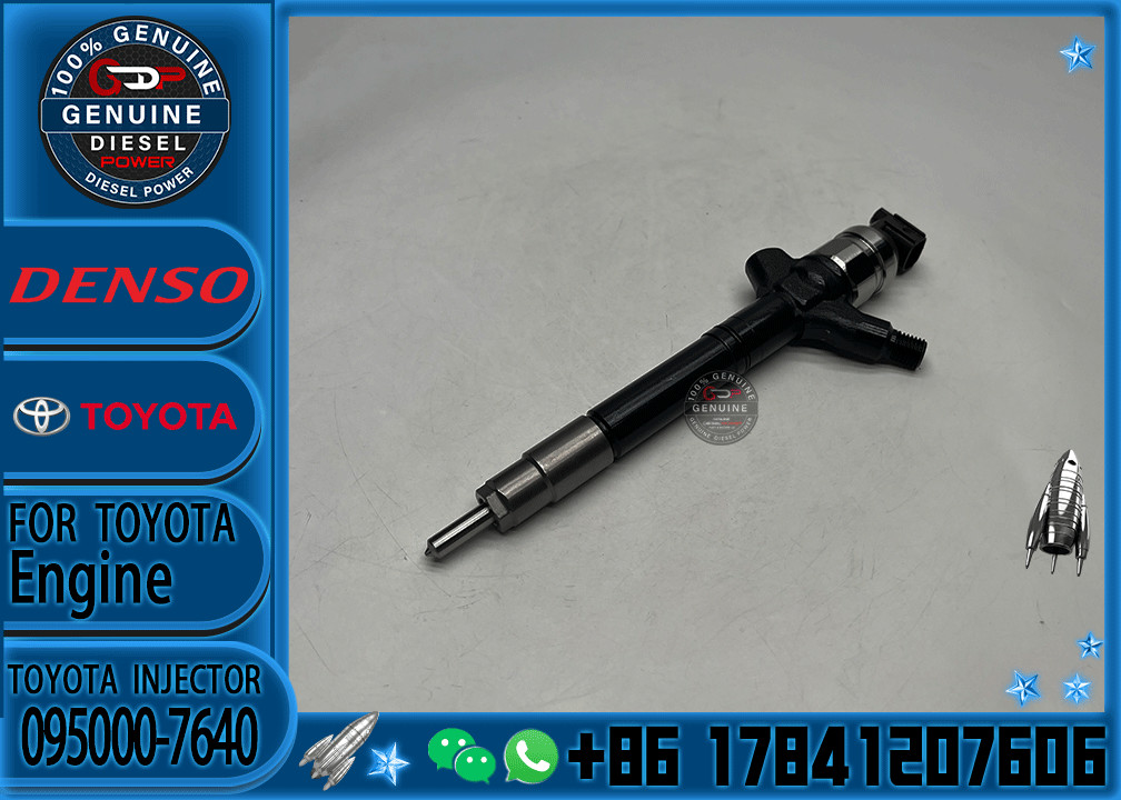 Common Rail Fuel Injector 095000-7640 For TOYOTA 2AD-FTV 23670-0R170 23670-0R120 23670-0R020 23670-0R070