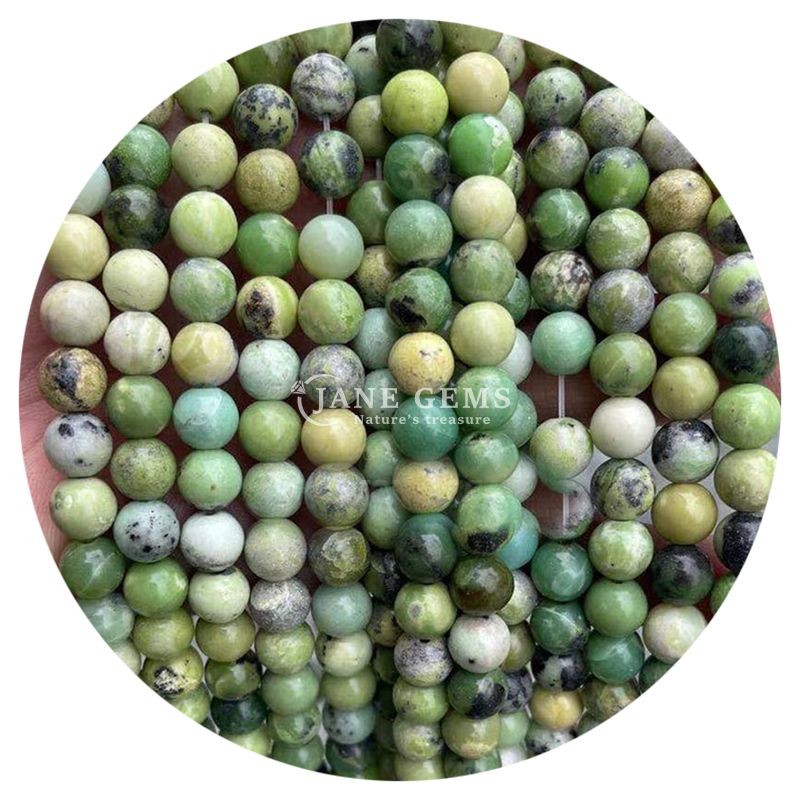 Wholesale Natural 2A Plum Blossom Tourmaline Round Loose Beads Moonstone Flourite Sunstone Beads Spacers for Jewelry