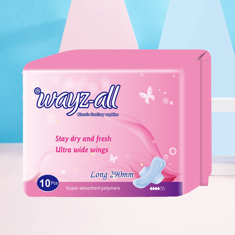 Wholesale Individually Wrapped Sanitary Pads 100% Biodegradable Organic Sanitary Pads