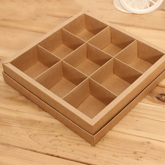 Custom Eco-Friendly Recyclable Kraft Paper Pastry Packaging Box for Chocolate Gifts