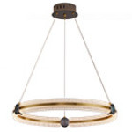 Romantic Acrylic Lampshade Modern Ring Custom Chandelier Soft And Non Glaring