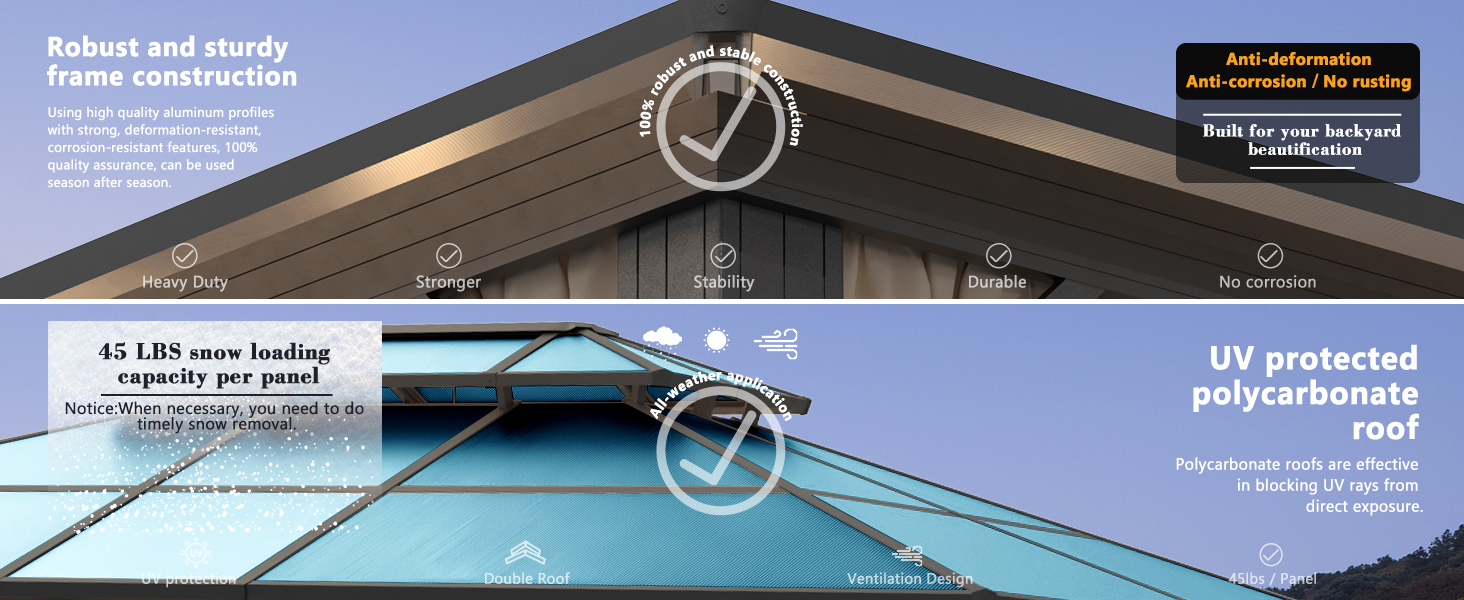 Gazebo Double Roof