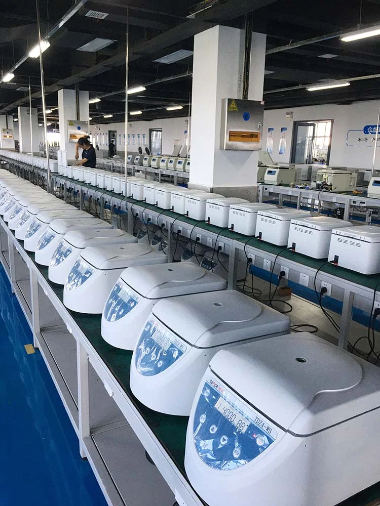 China Lab Centrifuge Machine Factory TDZ4-WS 18x10ml Angle Rotor 12x20ml