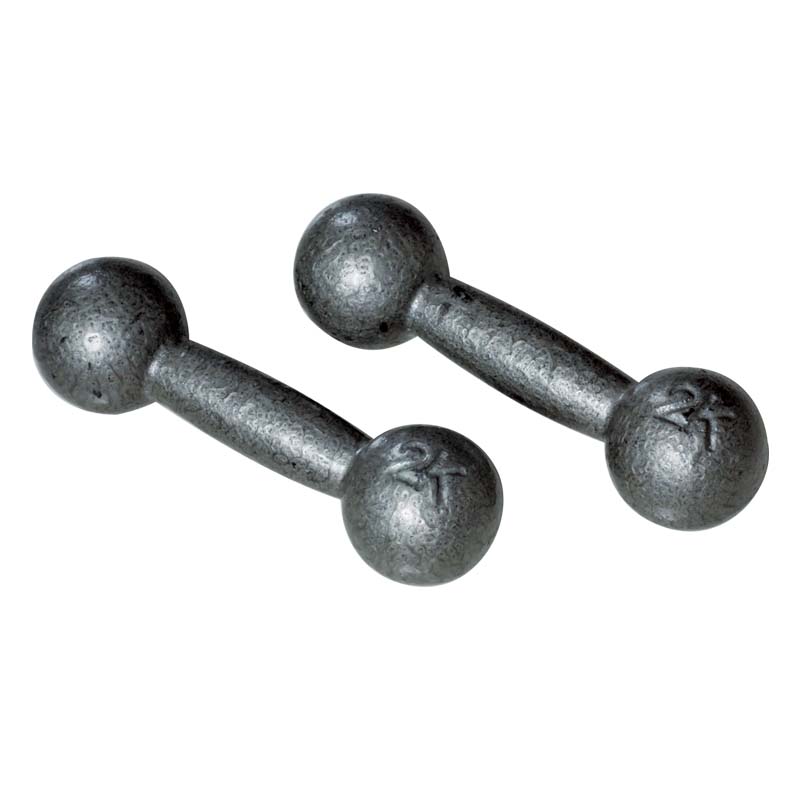 Hammertone Fixed Urethane Dumbbells 50kgs Metal Round Dumbbell Set Cast Iron
