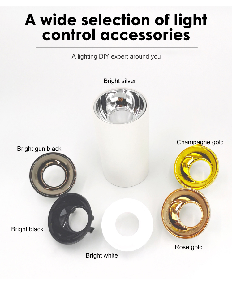 Household Cob Led Downlight Indoor Work Light 3500K 4000K 5000K