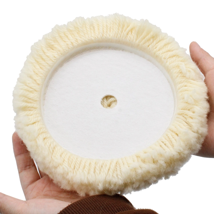 100 Wool Buffing Pads 8 Inch 7inch Wool Pads Buffing Polishing Auto Detailing Wool Pads