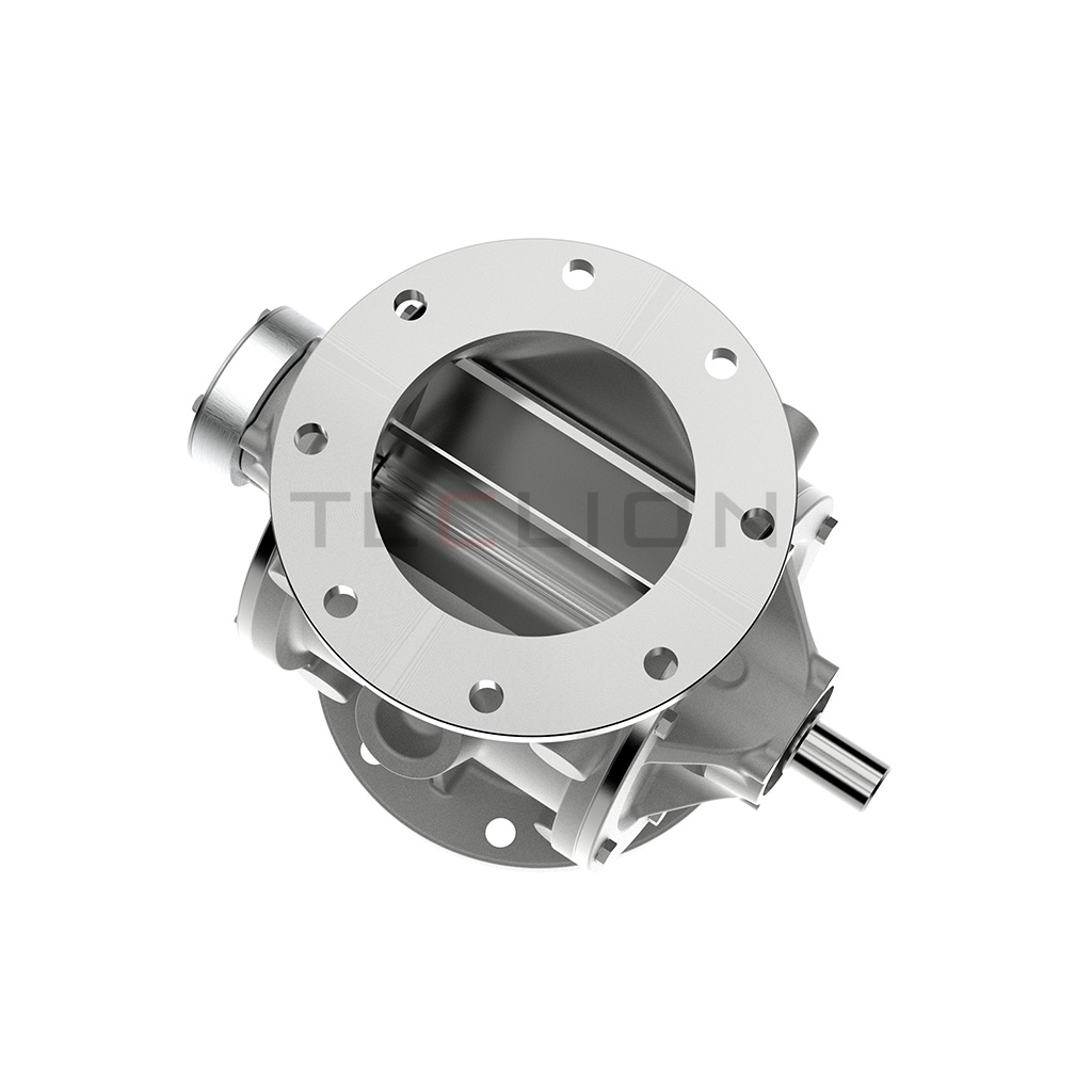 Small Airlock Rotary Valve for Powders and Granular Products in Industrial Settings