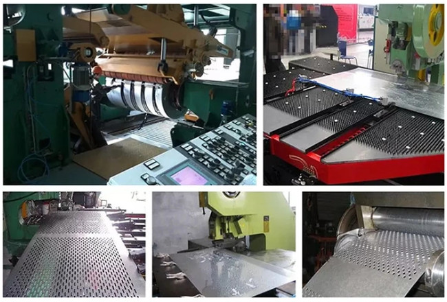 Diamond 0.8mm Punching Perforated Metal Mesh