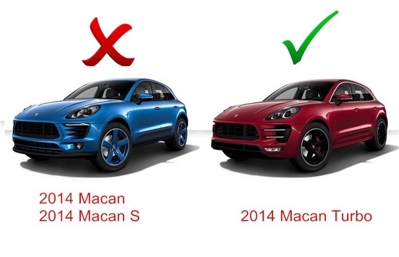 High Performance Auto Body Kits Bumper Skid Plates for Porsche Macan Turbo 2014