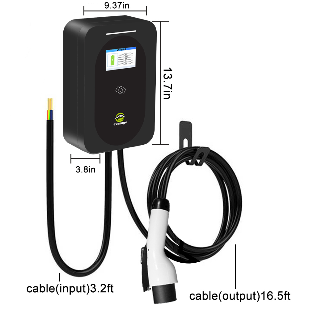 Wallbox GB/T EV Charger 32A 7kW Single Phase EV Charging Station With 5M EV Cable