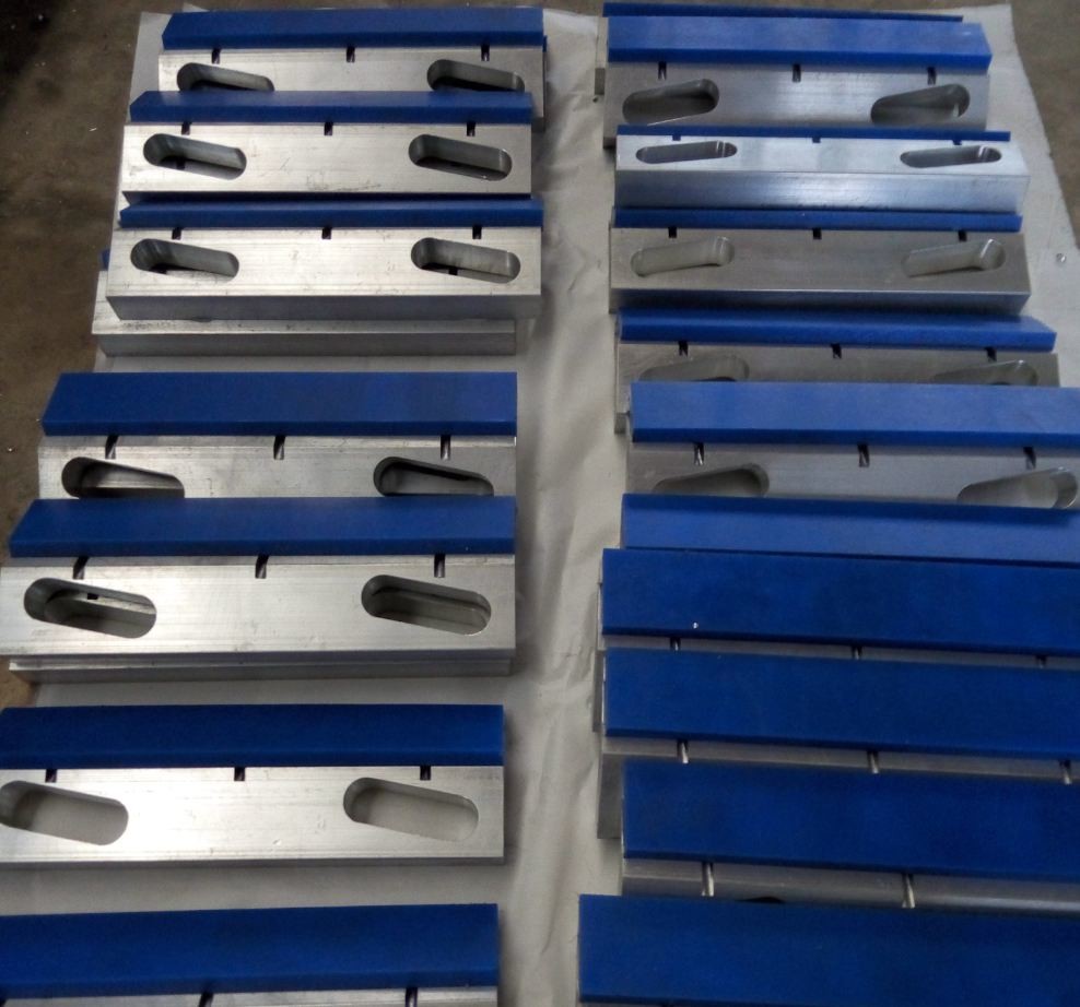 Jumbo Rock Drill Spare Parts 200MM Long 6063 T6 Aluminium Extruded Profiles Customized For Rock Drilling Rig