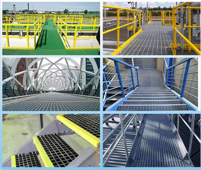 Light Weight Press Locked Grating Industrial I Bar Aluminum Alloy 6063 T6