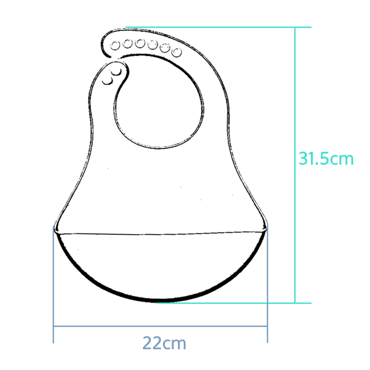 Hot selling 2018 Amazon Wholesale Waterproof Silicone babies Bib Infant Bib