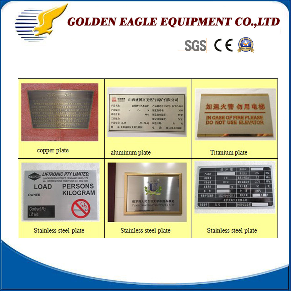 Ge-S650 Golden Eagle Popular Etched Nameplate Etching Machine