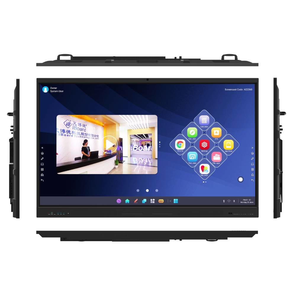 Latest 4GB+64GB LCD Smart Board 75 inch Digital White board For Education Workplace