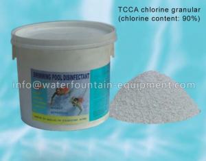 China Strong Odor Swimming Pool Disinfectant TCCA 90% , Calcium Hypochlorite Granular White on sale