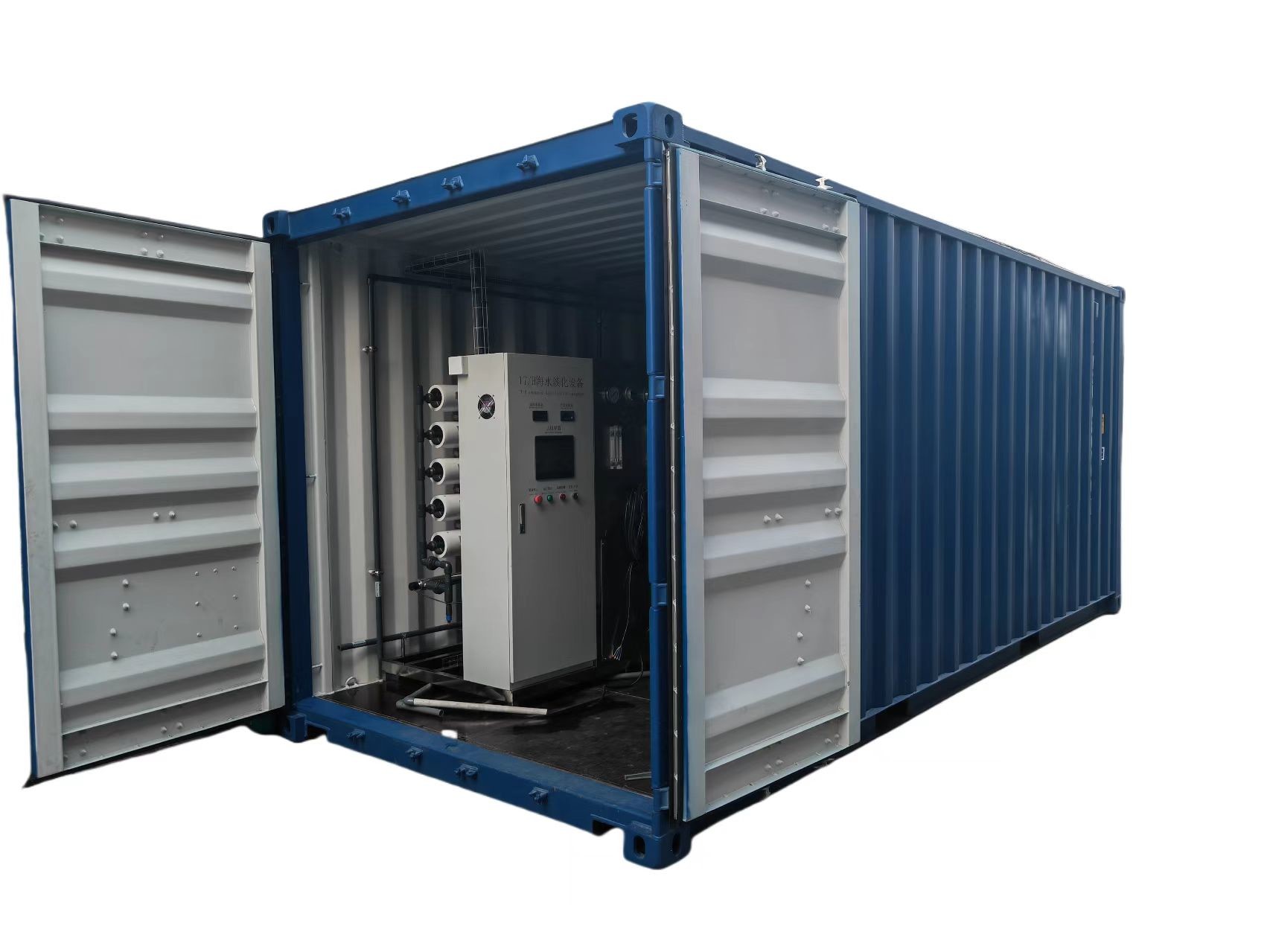 1000l Containerized Seawater Desalination System Producing 1 Ton Per Hour Water