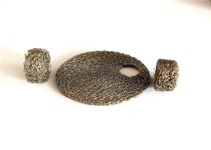 3cm 304SS Silencer Knitted Wire Mesh Gasket / Heat Shield Gasket