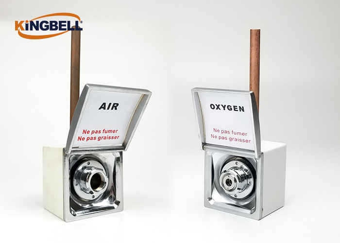 ICU Medical Gas Outlets With Vacuum / Carbon Dioxide CE Certification