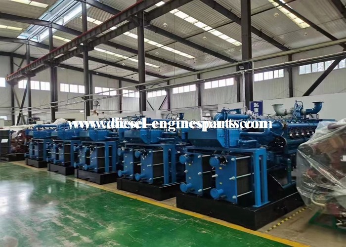 Marine 400kw Diesel Generator Set OEM Electric Carbinet Three Phase