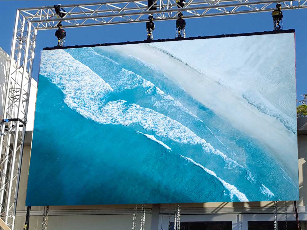 outdoor front maintenance rental led display p6.94