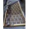 Buy cheap Stylish Gold Stainless Steel Frame Storage Modern Furniture Screen Partition from wholesalers
