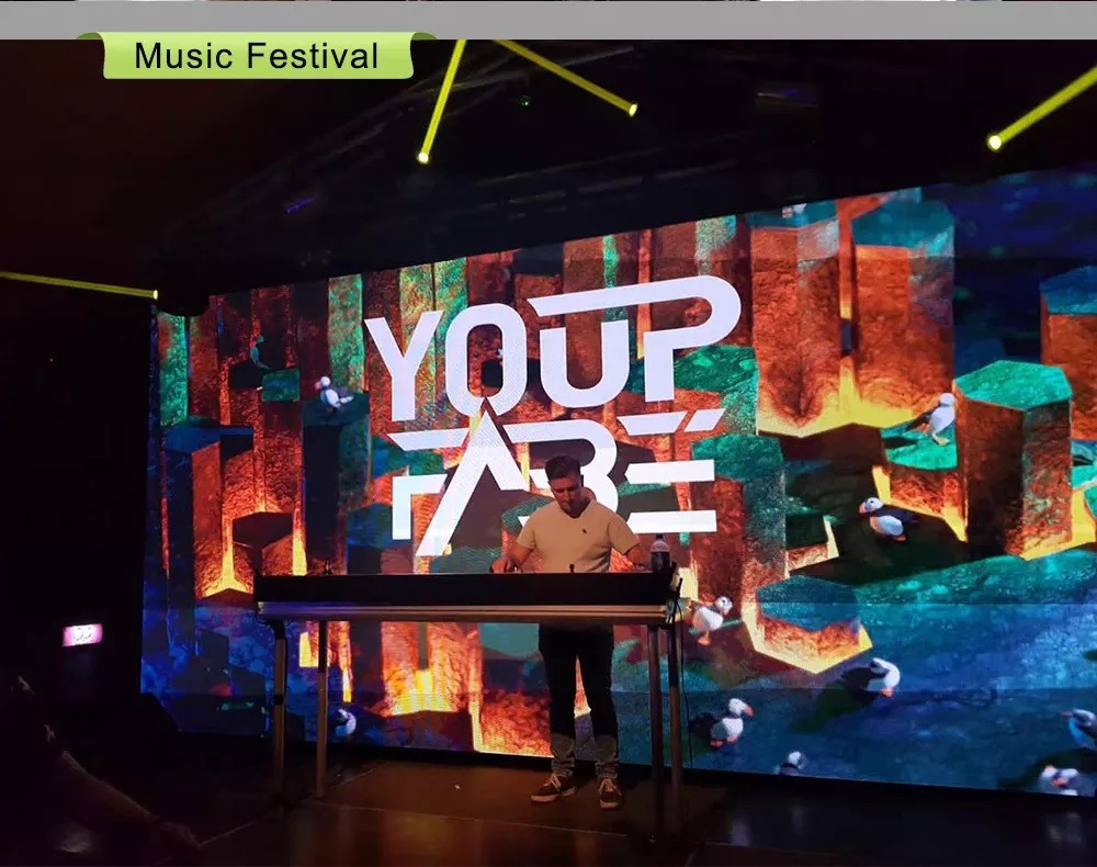 500x500 Led Screens For Events Truss Hanging Stage Led Video Wall P1.9 2.6 2.9 3.9