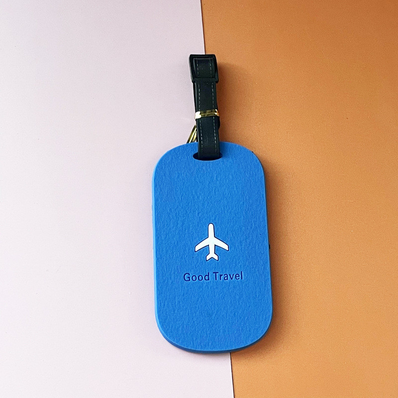 Large Silicone Name Luggage ID Tags Cute Cartoon Pig Bear For Travel
