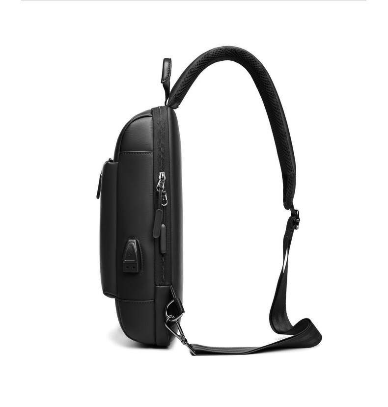 MingLu Anti Splash Fabric Men'S Single Strap Backpack Male Sling Bag