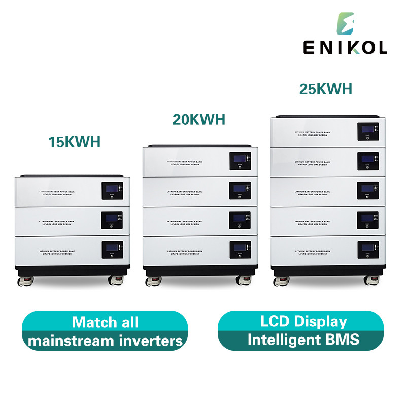 OEM Grade A Lithium Ion Battery 48v 100ah LFP Battery Solar 20kwh Stackable Battery