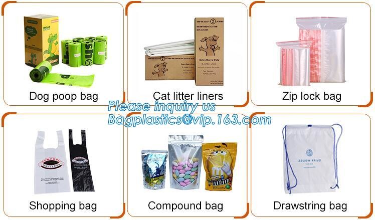 High Quality Eco-friendly Degradable Fashion With Printing Doggy Pet Dog Waste Poop Bags, Eco friendly pet dog waste poo