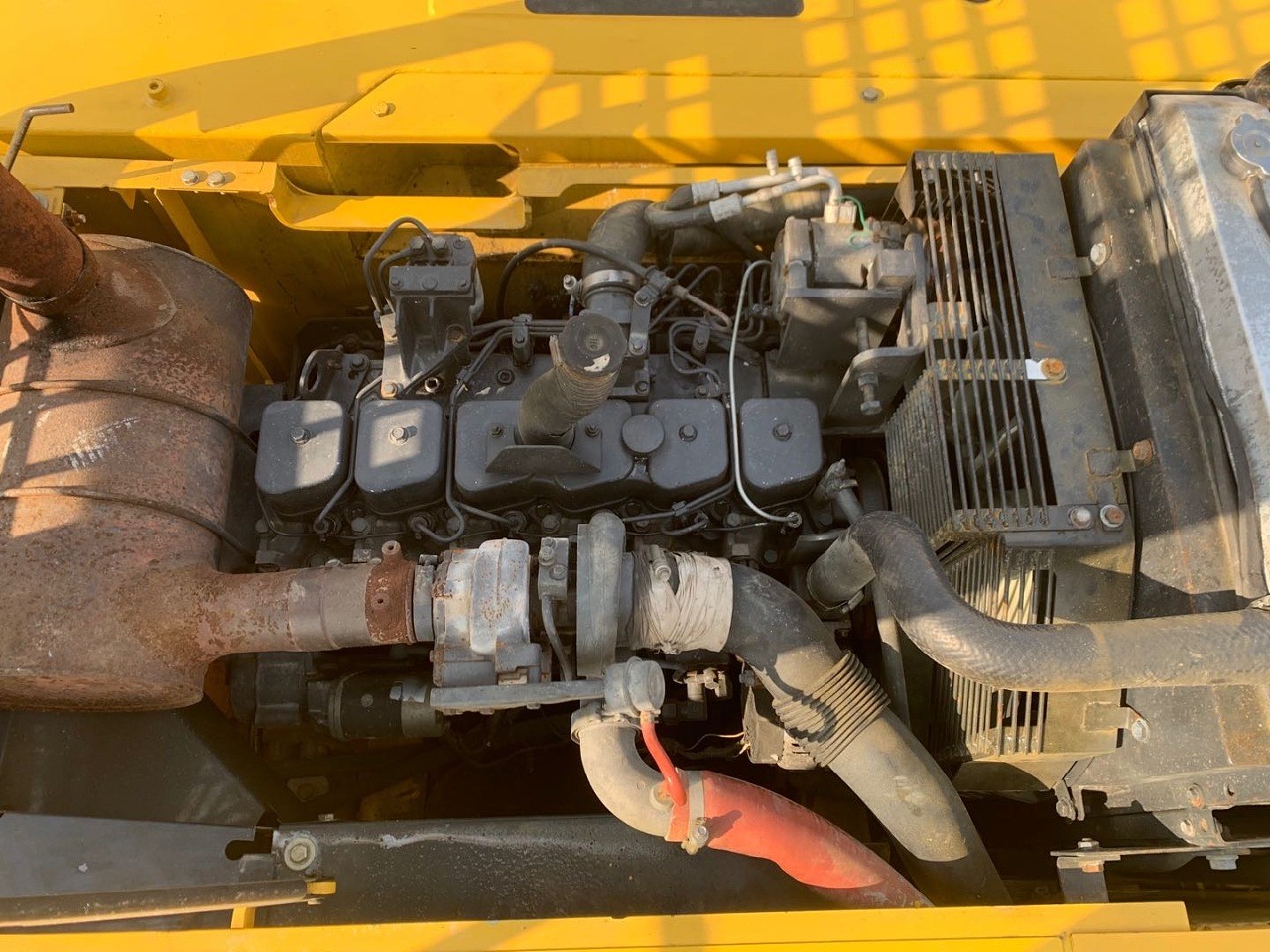 Direct Injection Engine 27T PC270-7 Used Komatsu Excavator
