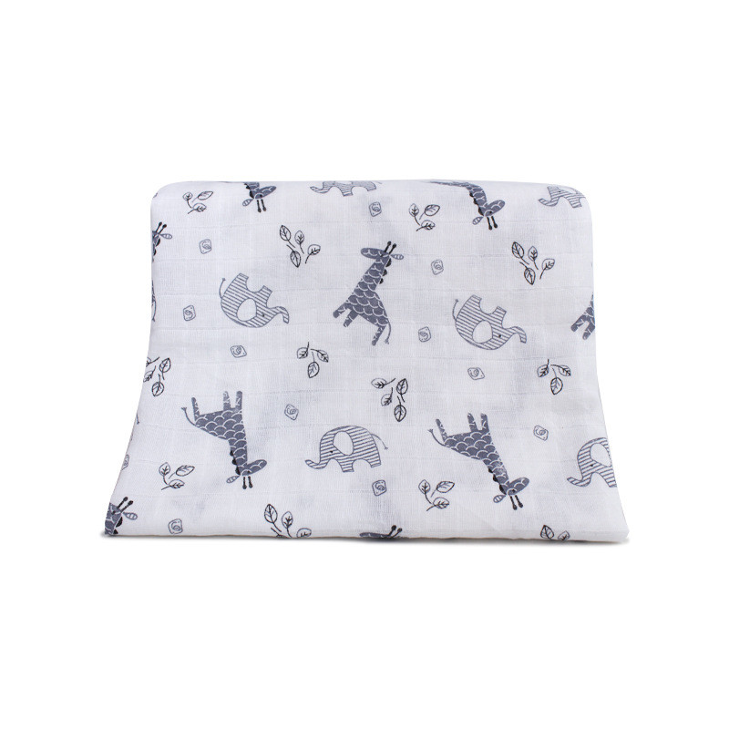 PMF 005 100 Cotton Printed Muslin Fabric Solid Color Baby Blanket Muslin Fabric