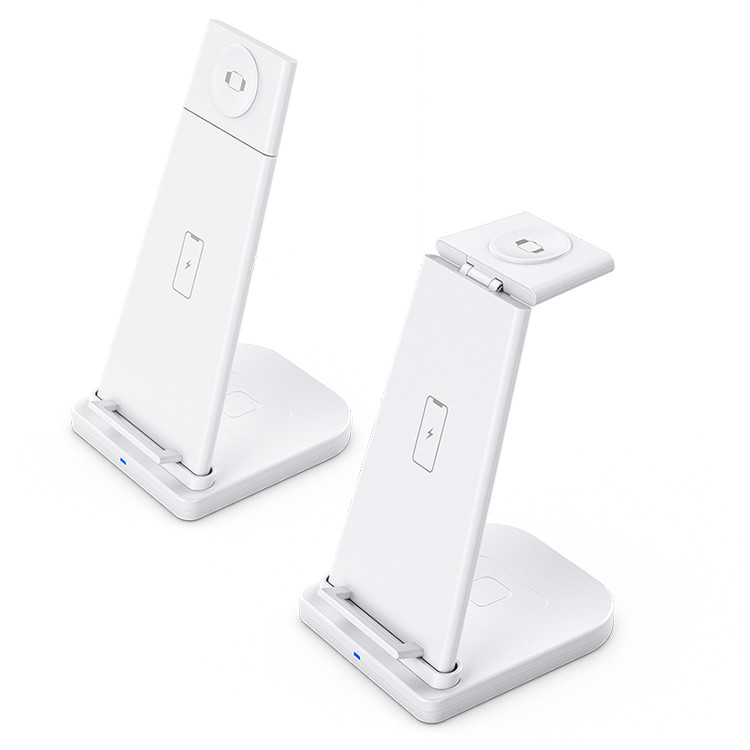 15W 3in1 Wireless Charging Station For Iphone And Apple Watch