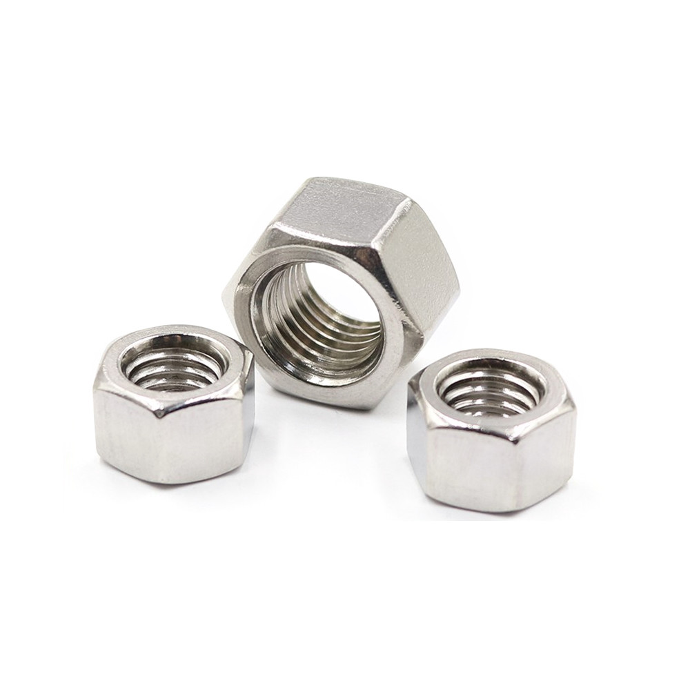 GB6170 Stainless Steel Hexagon Nuts China Custom Sturdy Standard Hexagon Nuts