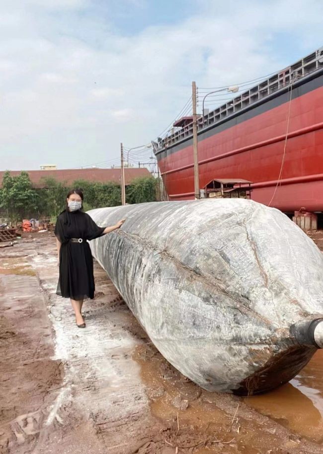 Rubber Ship Launching Boat Lift Marine Airbags Pneumatic Inflatable