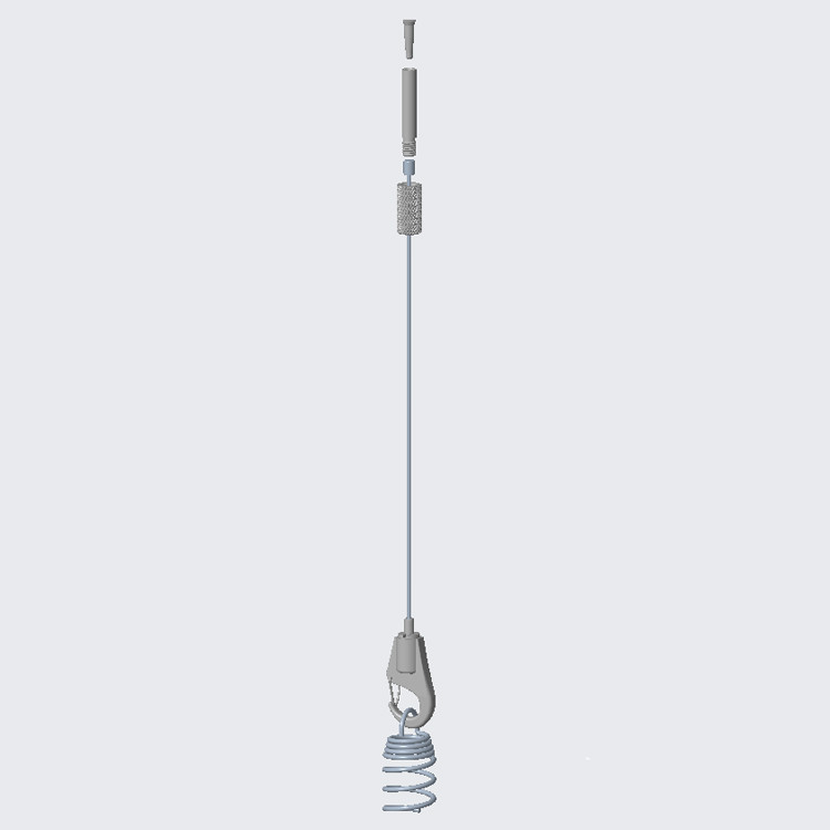 Customizable Stainless Steel Wire Ceiling Suspension System with Dual Cable Outlet