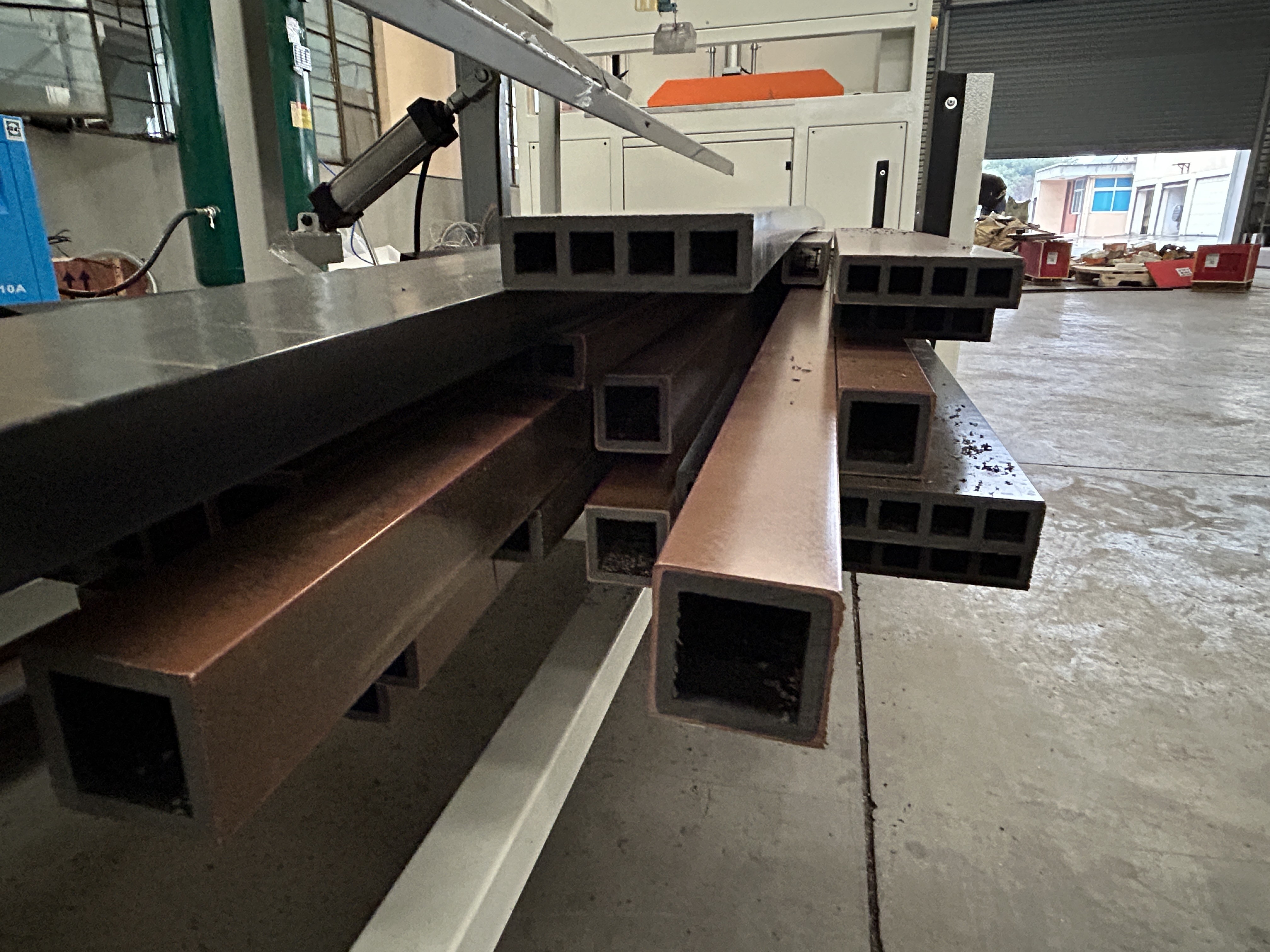 Reliable Wpc Profile Extrusion Line Energy Saving Motors Precise Temperature Control System