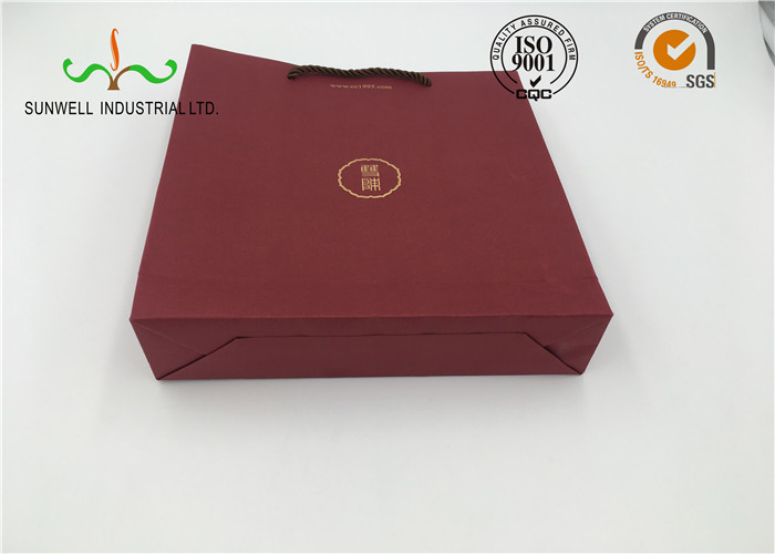 Luxury Design Packing Cardboard Gift Bags Box Copperplate Craft Kraft Paper Bag