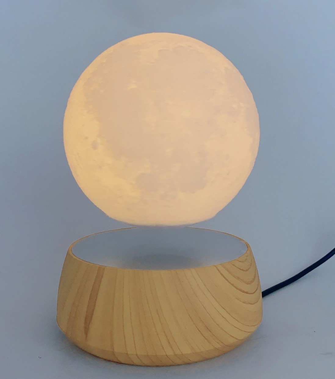 promotion new square base magnetic levitation 6inch moon lamp light for decor gift
