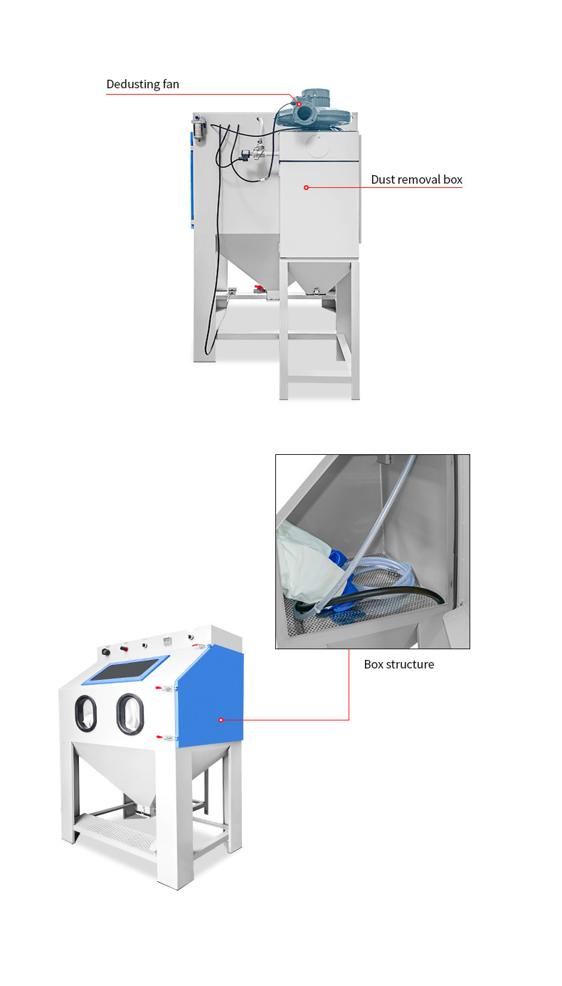 Portable Automatic Sandblaster Machines Easy Operation For Manufacturing Plant