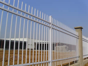 White security fencing are used to secure your prized estates, family and business.