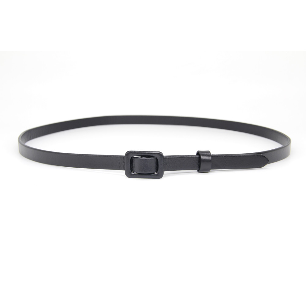 1.3cm Women's Fashion Leather Belts Calf Aspect Pin Buckle