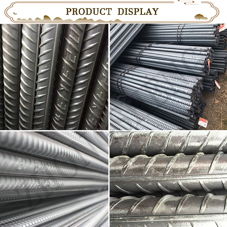 Steel Rebar ASTM A615 Grade 60 Ss400 S355 Hrb335 Hrb400 Hrb500 Hot Rolled Iron Deformed Bar Rod for Building Construction