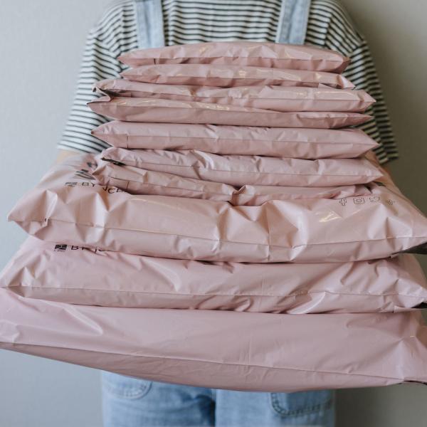 Free Sample Sustainable Mailer Bags Custom Printed Logo Packaging Shipping Bags