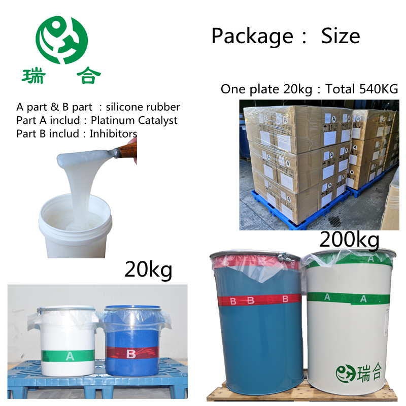 High Transparent RTV2 Liquid Silicone Resin Casting Mold REACH