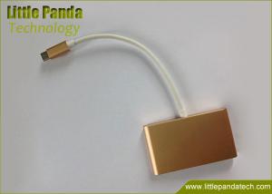 Buy cheap 2016 Gold Plated 4 Ports Ethernet Hub USB 3.1 Type C Hub 4 Ports USB Hub product